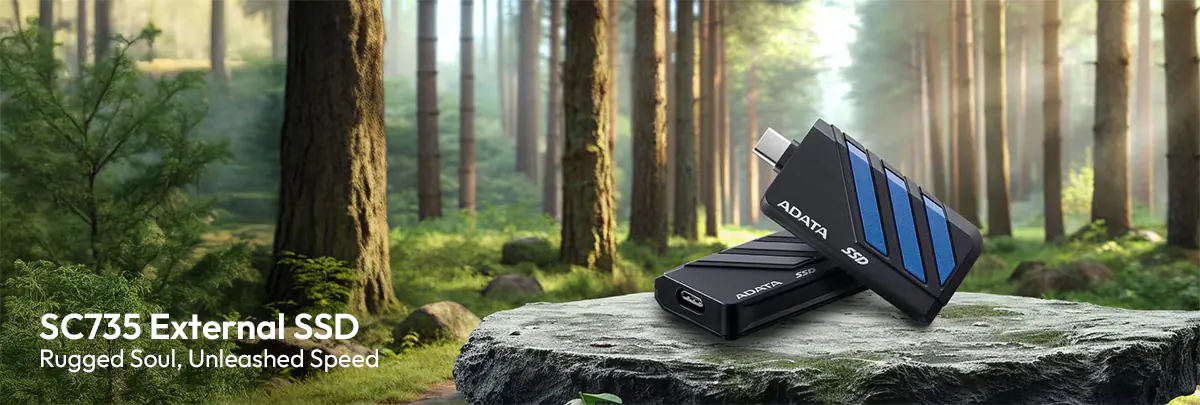 Adata SC735 1000GB USB 3.2 External SSD - Blue Price in BD